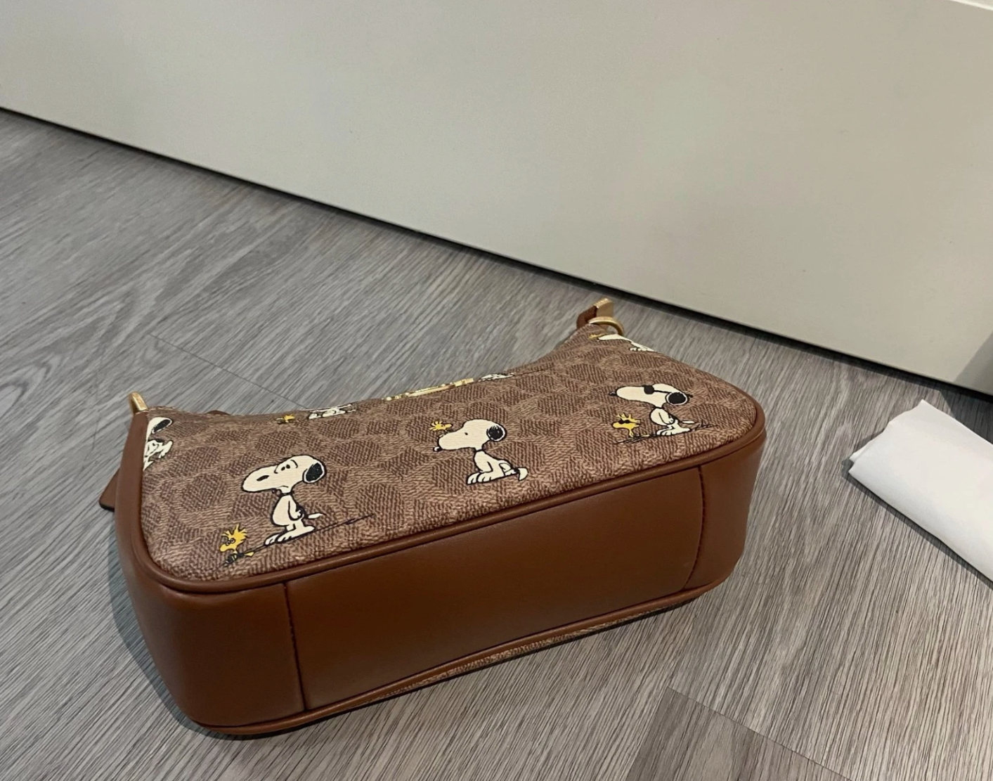 Coach womens crossbody bag Snopy Brown