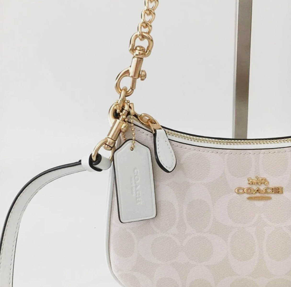 Coach White crossbody