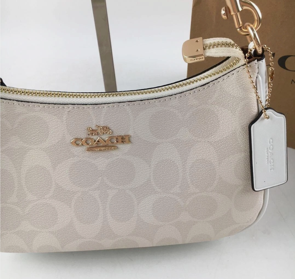 Coach White crossbody