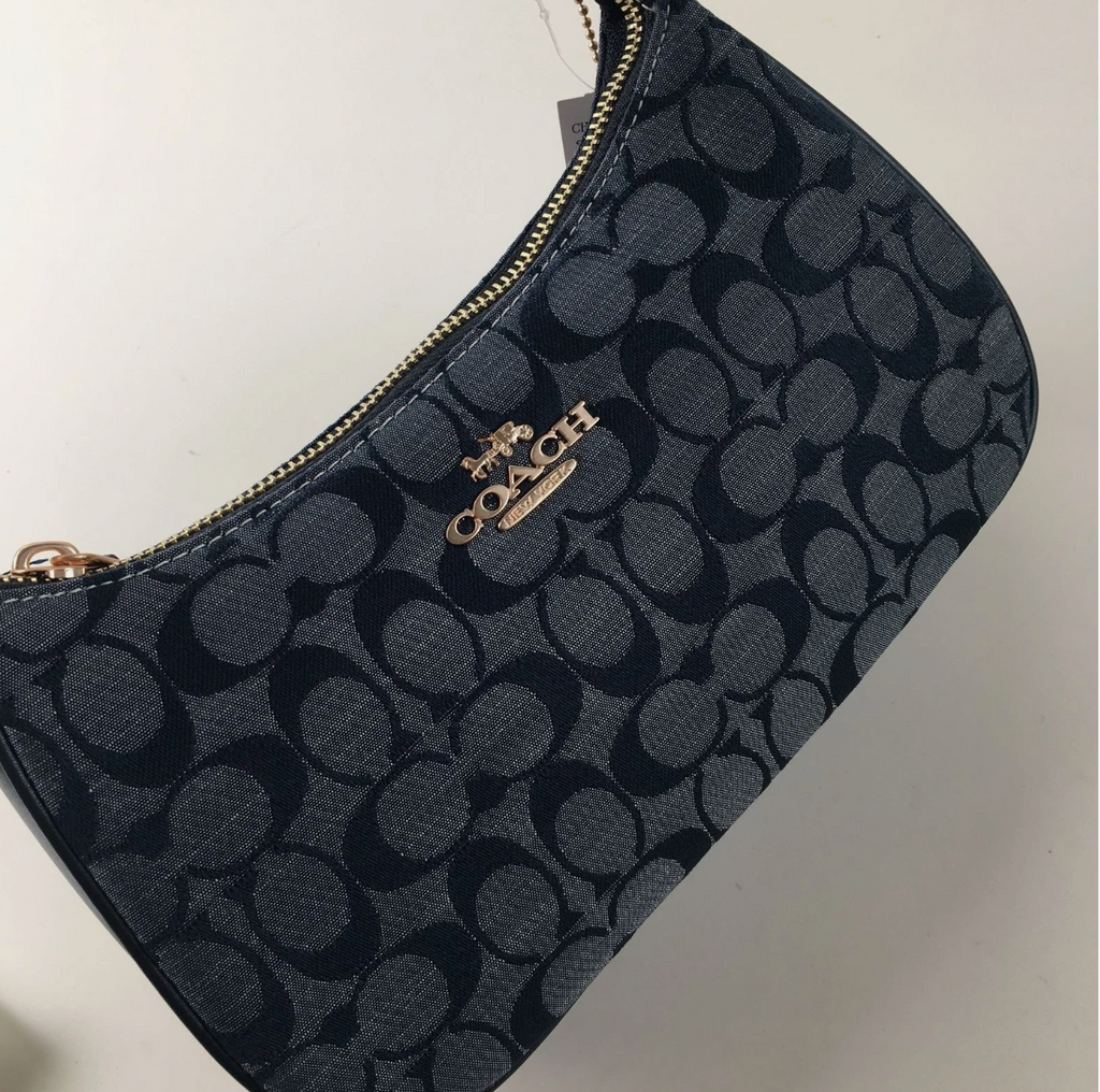 Teri Shoulder Bag Signature Chambray